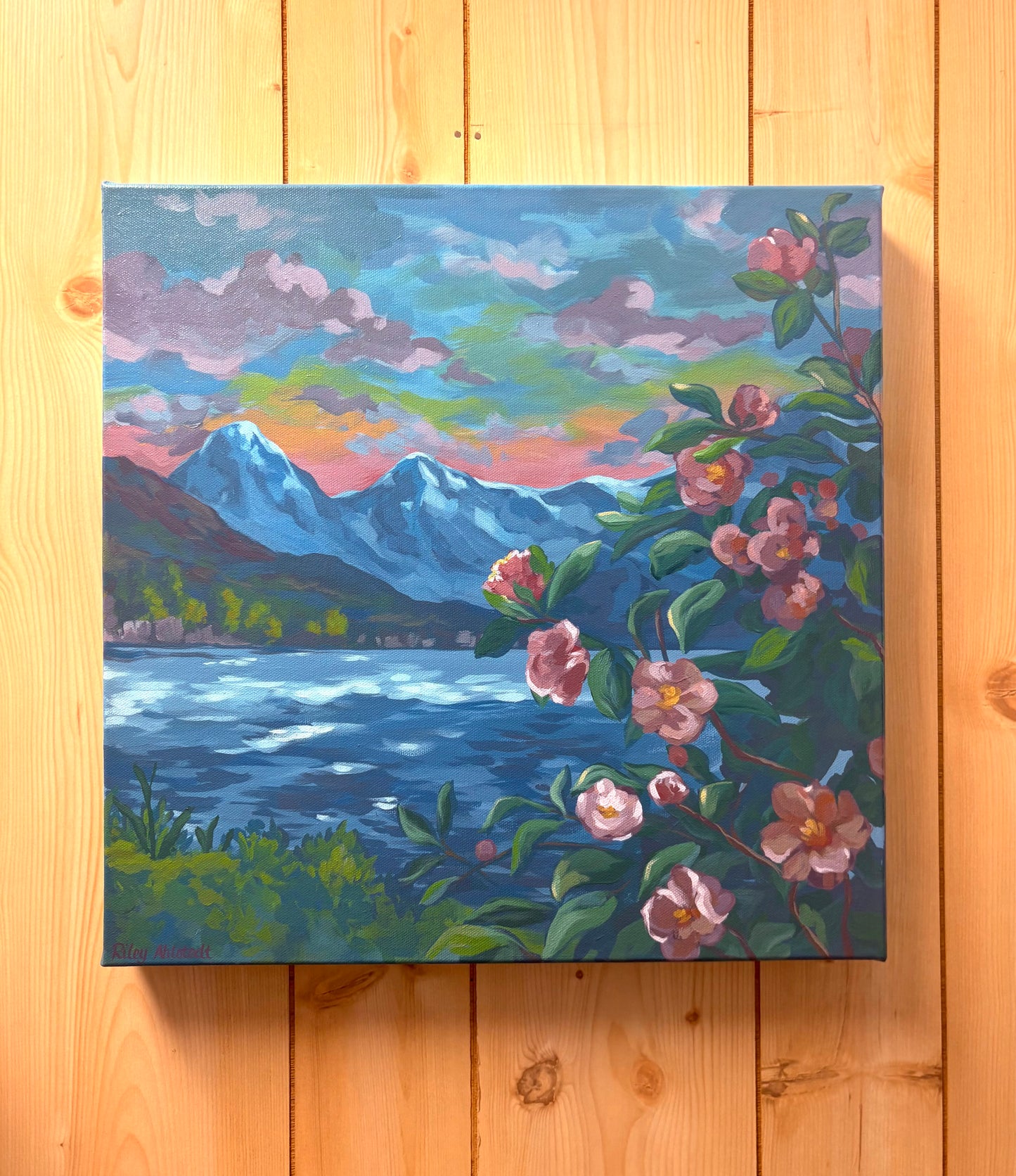 Wild Roses by the Water
