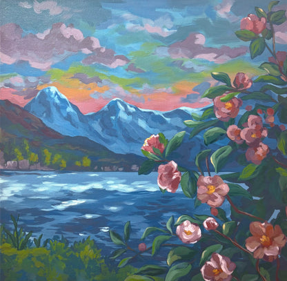 Wild Roses by the Water