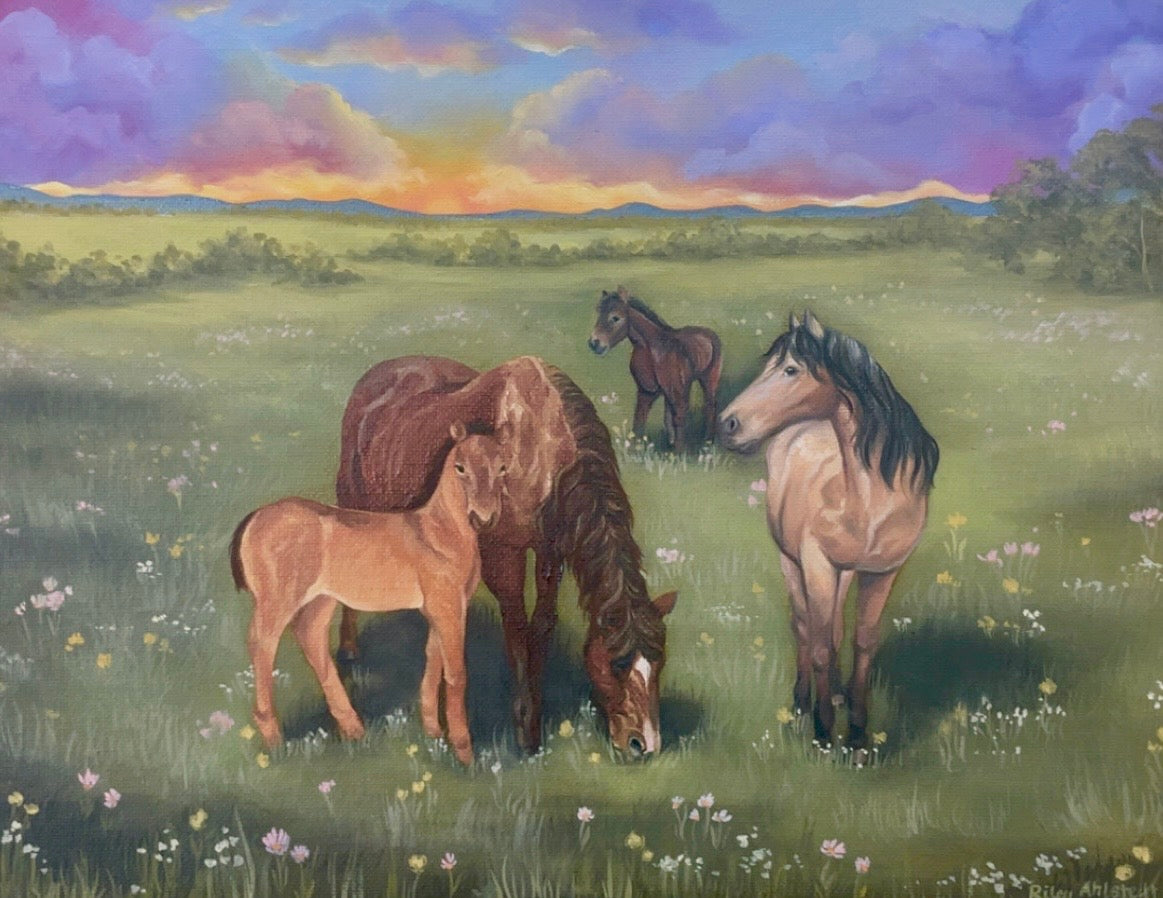 Grazing at Dawn